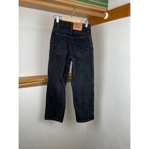 Kids vintage black Levi’s denim jeans